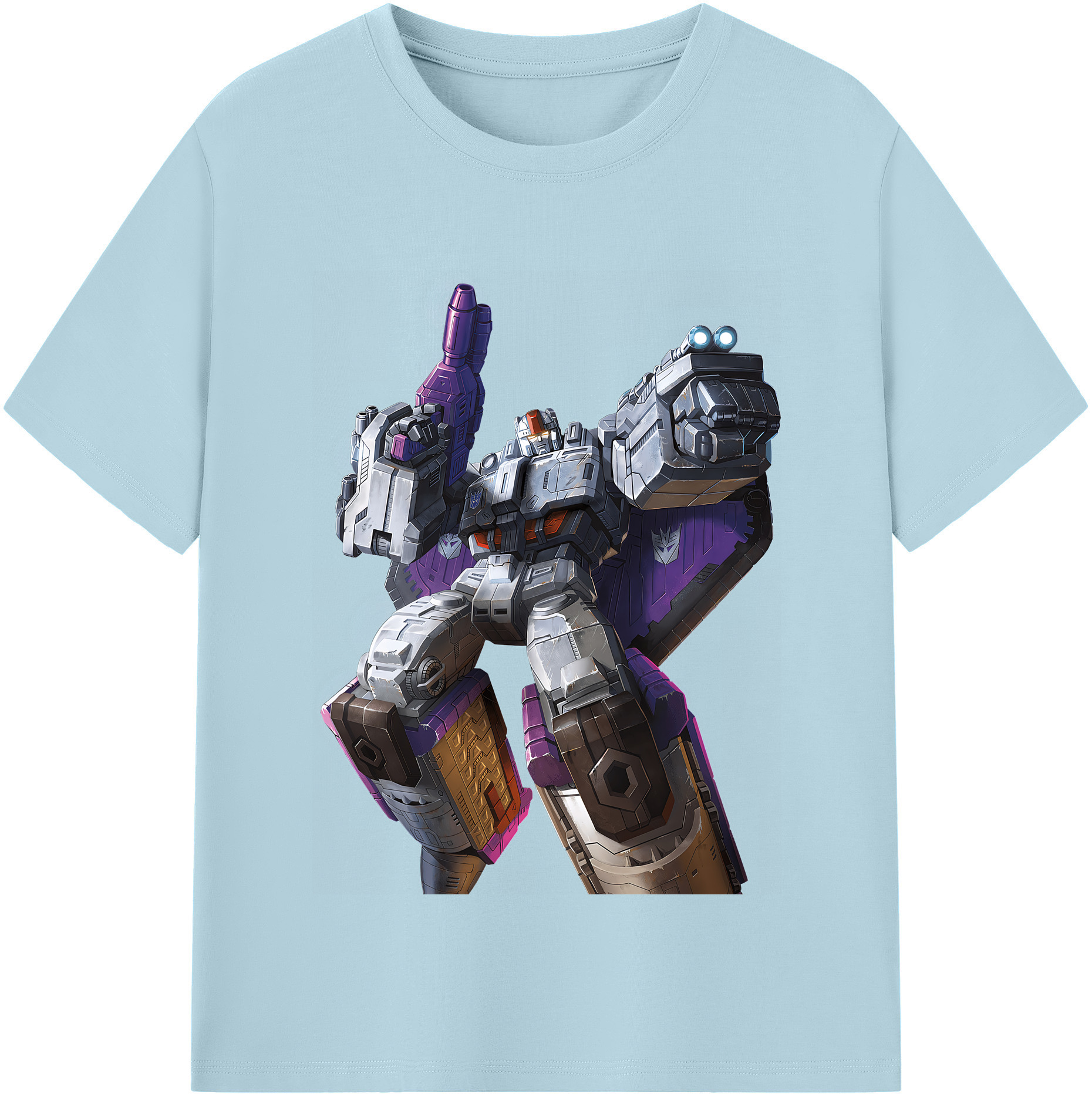 （画像用） Transformers トランスフォーマー 綿100％半袖Tシャツ（フロントプリント）